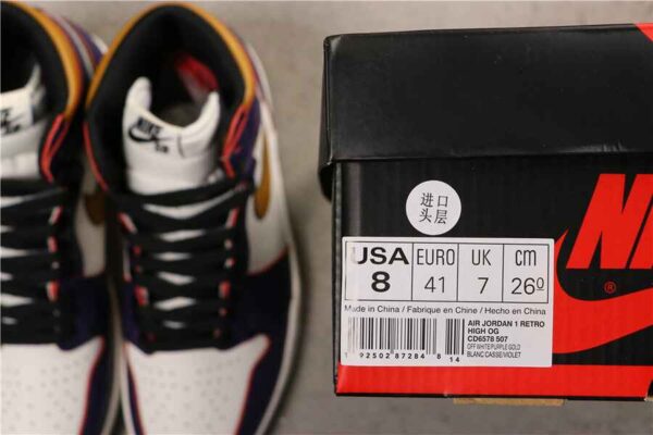 Air Jordan 1 Retro High OG "LA to Chicago" - Image 13