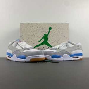Nigel Sylvester x Air Jordan 4 RM White Gray Jade