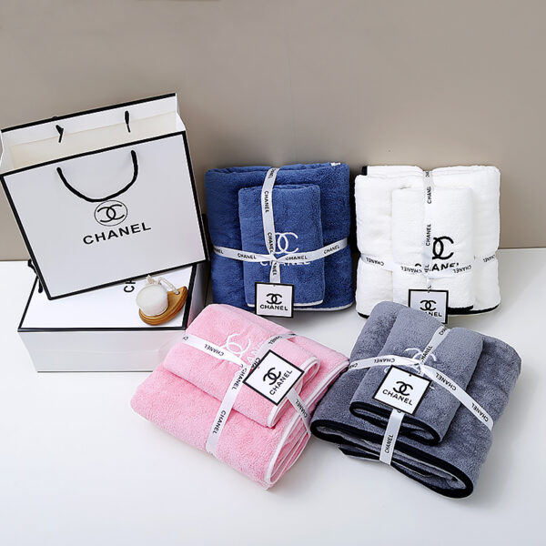 Chanel Bath Towel 70X140cm Towel 35X75cm