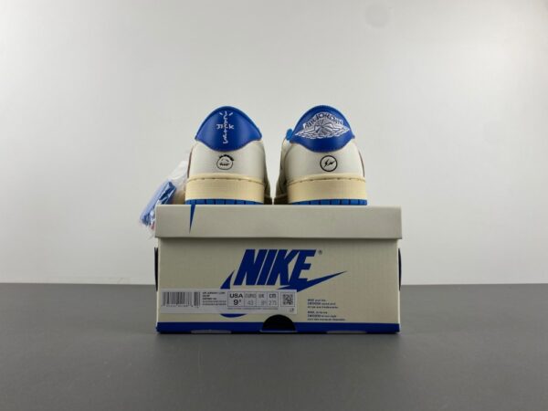 Jordan 1 Low OG Fujiwara Hiroshi 2.0 Lightning White Blue - Image 2