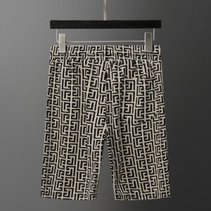 BALMAIN 24th spring and summer new jacquard fabric casual shorts