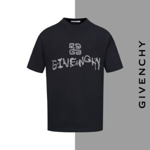 Givenchy embroidered logo lettering crew neck short sleeves