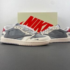 Design x Air Jordan 1 Low OG SP “Gray Beige Double Swoosh”