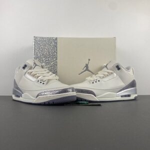 Air Jordan 3 “Beige Metallic Silver Elephant Pattern” – 97 Edition