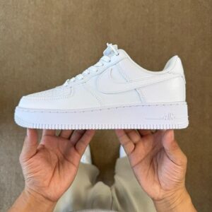 Air Force 1 AF1 “Pure White Woven” – 3A Pure Original Version – 100% Authentic Shoes