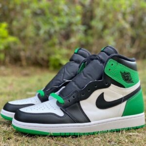 Air Jordan 1 High OG “Lucky Green” – Black/White/Green Toe – DZ5485-031 – High-Top Basketball Shoes