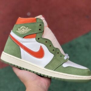 Air Jordan 1 High OG Craft “Celadon” – Premium Leather High-Top Sneakers
