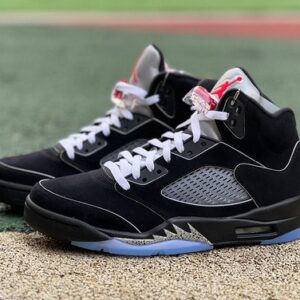 Air Jordan 5 “Black Metallic Reimagined” LJR Version – HF3975-001 – Black/Silver – Retro Basketball Shoes