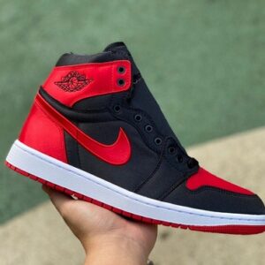 Air Jordan 1 High OG WMNS “Satin Bred” – Banned From Wearing Silk – FD4810-061 – High-Top Basketball Shoes