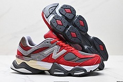 New Balance 9060 “Carbon Gray Red YZA36” – Running Shoes