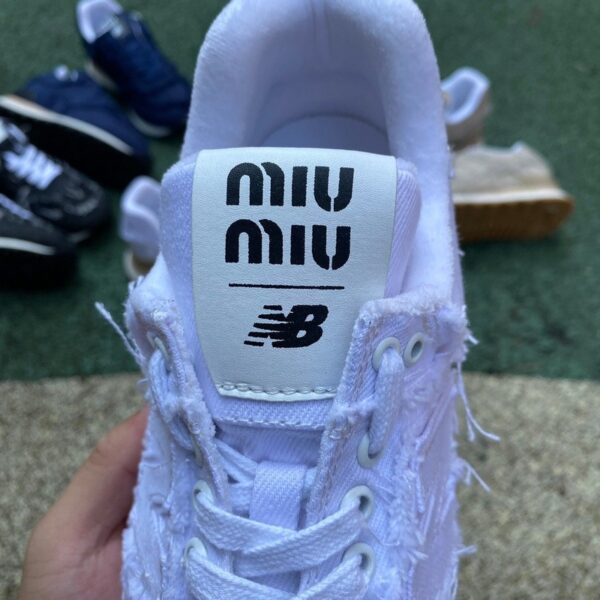 New Balance x Miu Miu NB574 White (Women) - Image 6
