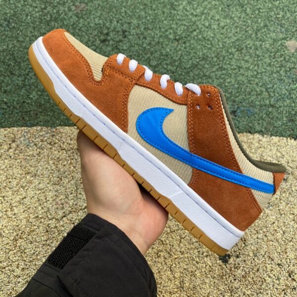 Nike SB Dunk Low Pro “Corduroy Khaki Brown” – Pure Original – BQ6817-201 – Corduroy Sneakers - Image 11