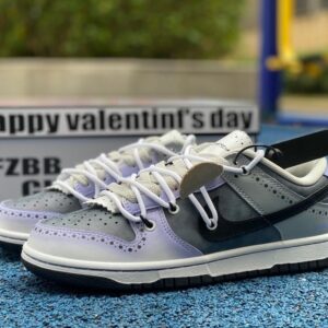 Nike Dunk Low “Black Purple Strap”