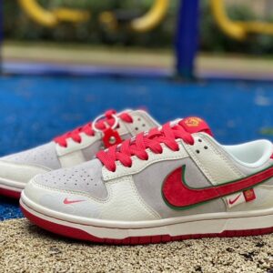 Nike Dunk Low “White Red Grey – Dragon Year”