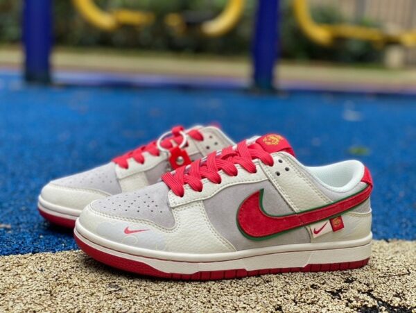 Nike Dunk Low “White Red Grey – Dragon Year”