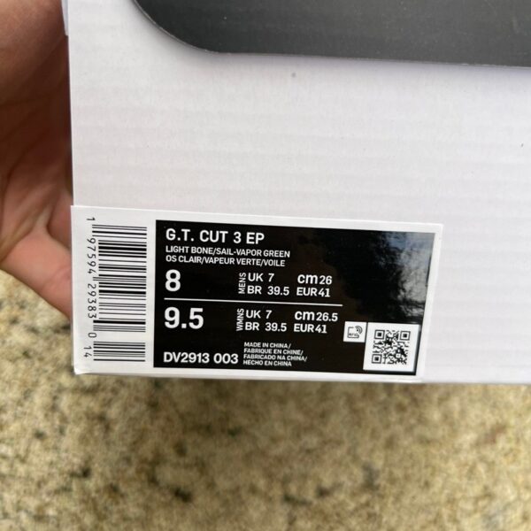 Nike Air Zoom GT Cut 3 “Gray Green Destruction” - Image 2