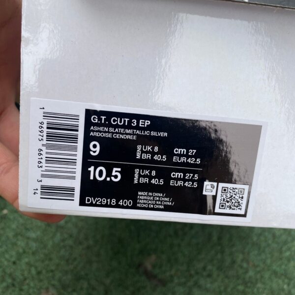 Nike Air Zoom GT Cut 3 EP “Gray Purple” - Image 2