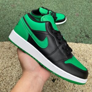 Air Jordan 1 Low “Black Green Toe” – DT Pure Original Basketball Shoes