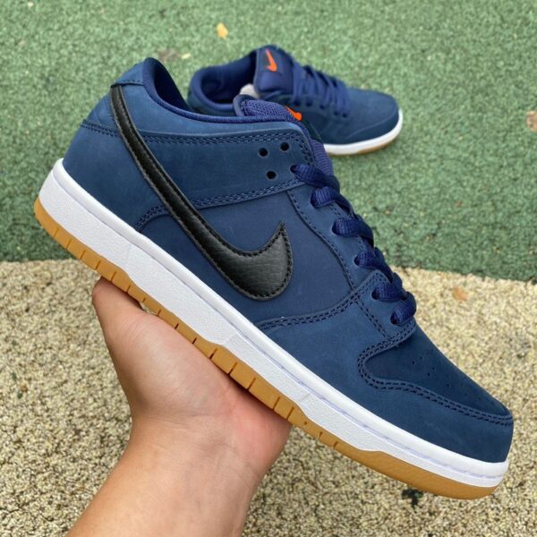 Nike SB Dunk Low Pro ISO “Navy Blue Raw Gum” – CW7463-401 – Pure Original Sneakers - Image 11