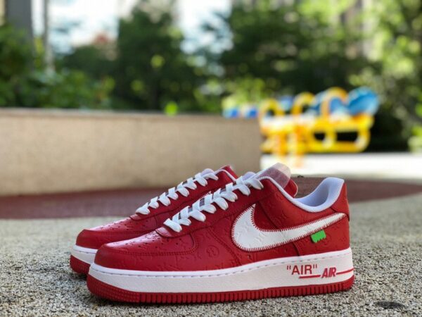 Louis Vuitton x Off-White x Nike Air Force 1 “LV OW Collab” - Image 4