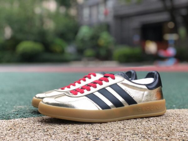 Adidas x Gucci Gazelle “Gold Red Black”
