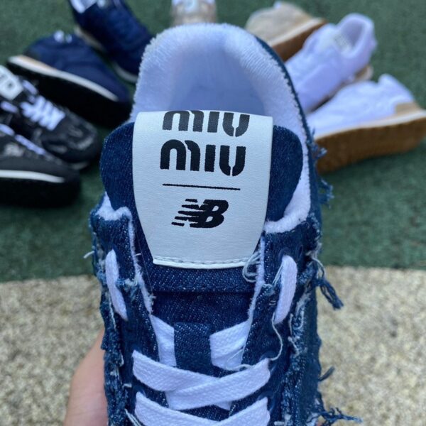 New Balance x Miu Miu NB574 Denim Blue (Women) - Image 7