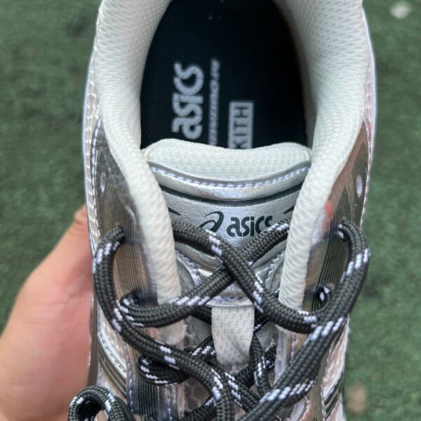Sneaker Politics x Asics Gel-Kayano 14 White/Silver/Red (Premium) - Image 7