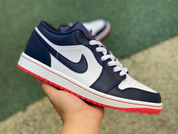 Nike Air Jordan 1 Low “Midnight Blue” – Retro Low-Top Basketball Shoes – 553558-481