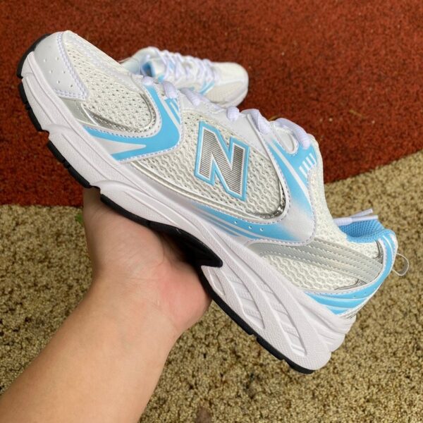 New Balance MR530 White/Silver/Blue - Image 8
