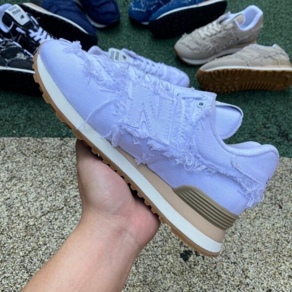 New Balance x Miu Miu NB574 White (Women) - Image 8