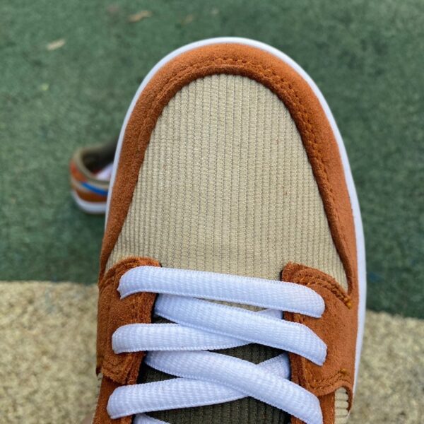 Nike SB Dunk Low Pro “Corduroy Khaki Brown” – Pure Original – BQ6817-201 – Corduroy Sneakers - Image 14