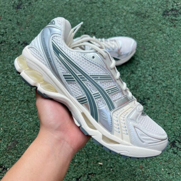 Asics Gel-Kayano 14 White/Green/Silver (Premium) - Image 10