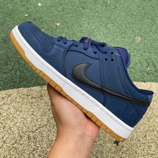 Nike SB Dunk Low Pro ISO “Navy Blue Raw Gum” – CW7463-401 – Pure Original Sneakers - Image 20