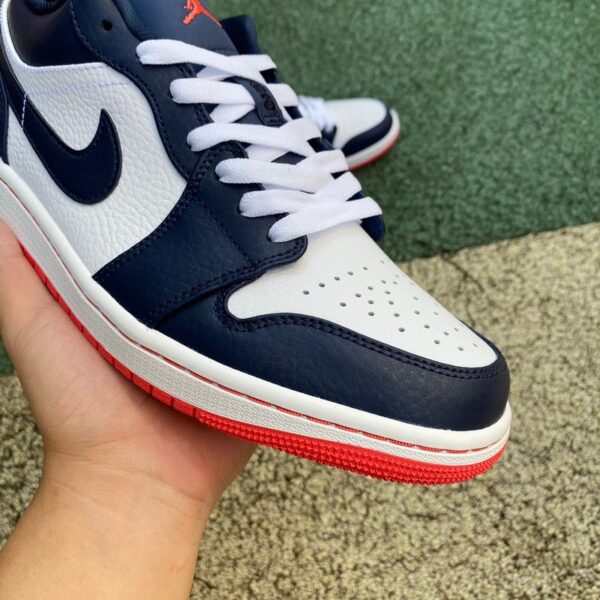 Nike Air Jordan 1 Low “Midnight Blue” – Retro Low-Top Basketball Shoes – 553558-481 - Image 3