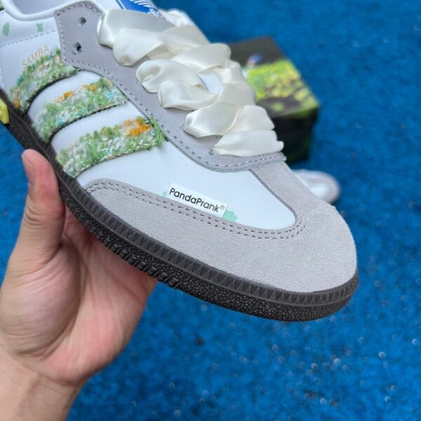 Adidas Samba OG “White Green” – Custom Edition - Image 3