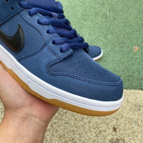 Nike SB Dunk Low Pro ISO “Navy Blue Raw Gum” – CW7463-401 – Pure Original Sneakers - Image 4