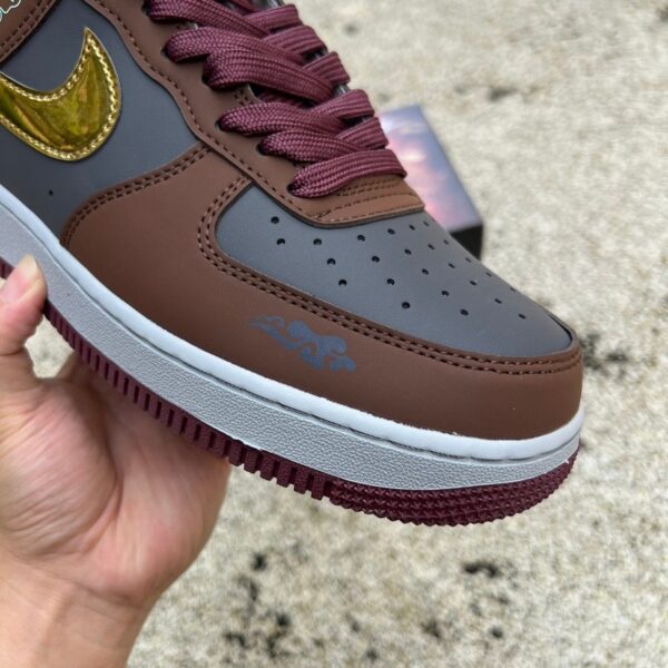Nike Air Force 1 BY YOU “Black Goku Brown” - Image 4