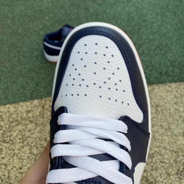 Air Jordan 1 Low “Midnight Blue” Retro Basketball Shoes - Image 4