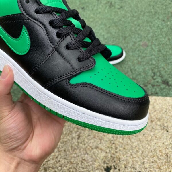 Air Jordan 1 Low “Black Green Toe” – DT Pure Original Basketball Shoes - Image 4