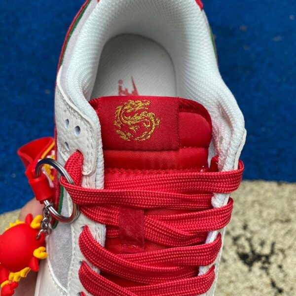 Nike Dunk Low “White Red Grey – Dragon Year” - Image 5