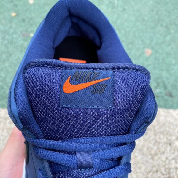 Nike SB Dunk Low Pro ISO “Navy Gum” Skateboarding Shoes - Image 6