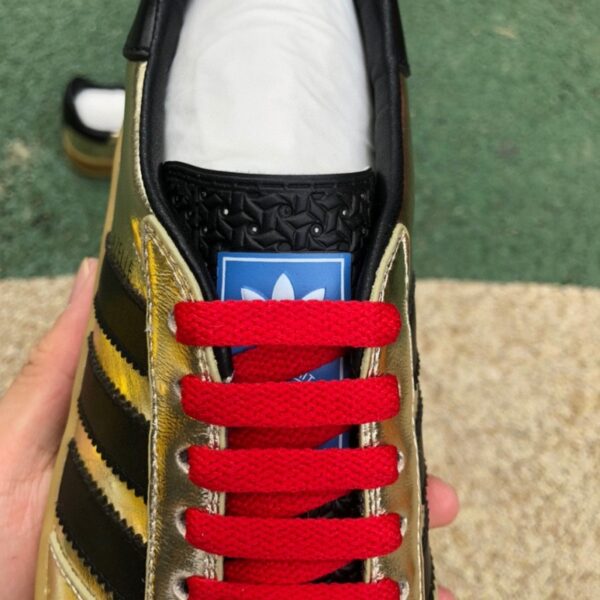 Adidas x Gucci Gazelle “Gold Red Black” - Image 5