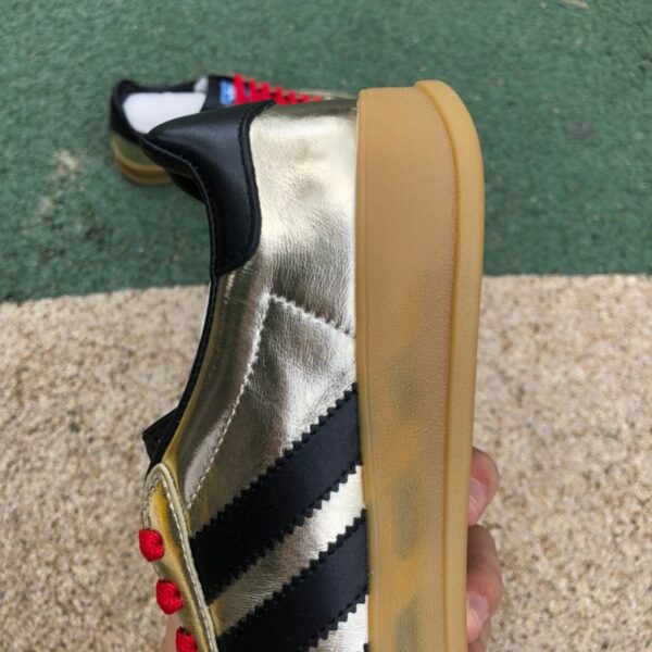Adidas x Gucci Gazelle “Gold Red Black” - Image 6