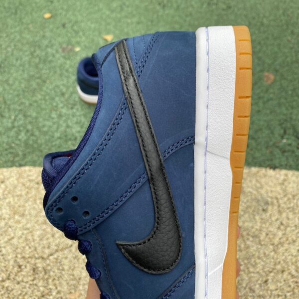Nike SB Dunk Low Pro ISO “Navy Blue Raw Gum” – CW7463-401 – Pure Original Sneakers - Image 7
