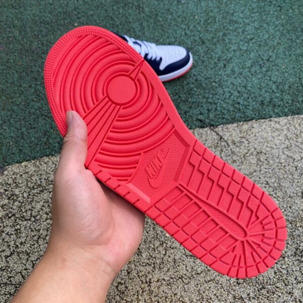 Air Jordan 1 Low “Midnight Blue” Retro Basketball Shoes - Image 7