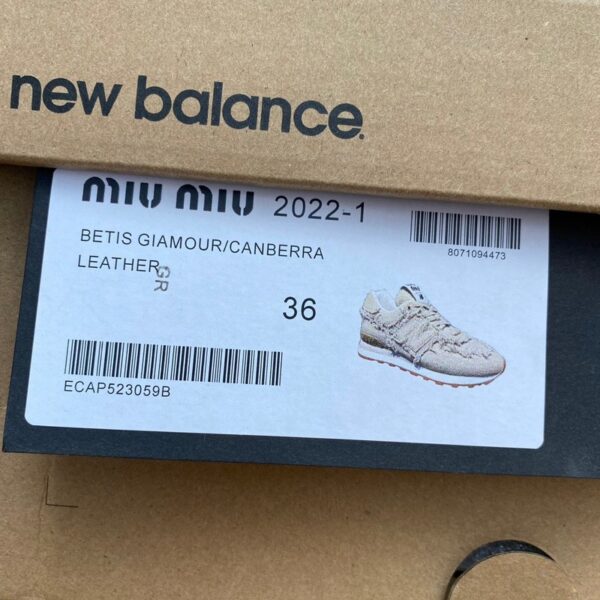 New Balance x Miu Miu NB574 Beige (Women) - Image 3