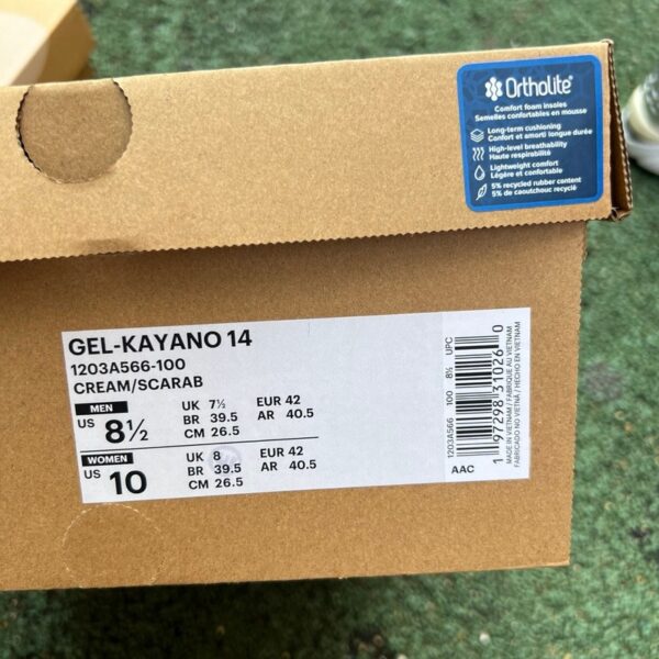Sneaker Politics x Asics Gel-Kayano 14 White/Silver/Red (Premium) - Image 3
