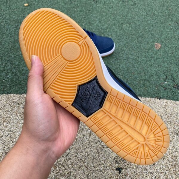Nike SB Dunk Low Pro ISO “Navy Blue Raw Gum” – CW7463-401 – Pure Original Sneakers - Image 8