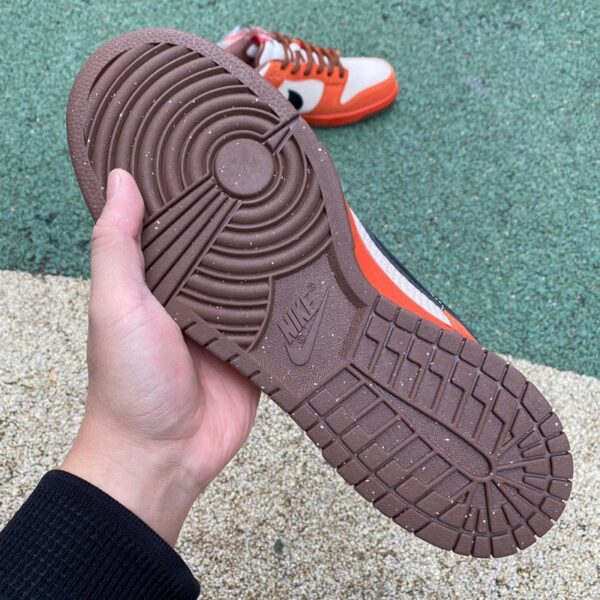 Nike Dunk SB Low Premium “Un-Hemp” – Orange/White/Black – Low-Top Sneakers – 313170-101 - Image 7