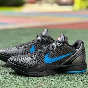 Nike Zoom Kobe 6 "Black and Blue" (Men's Low-Top Basketball Shoes)